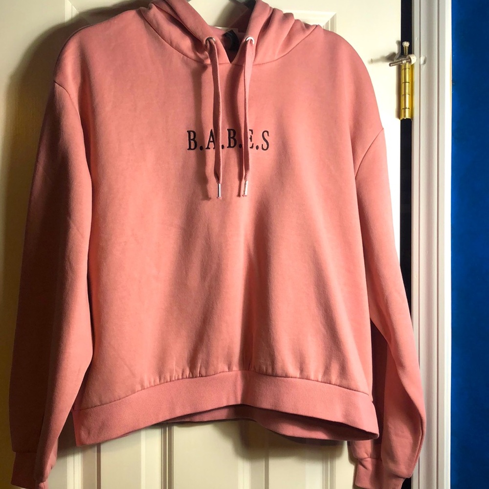 H & M crop hoodie